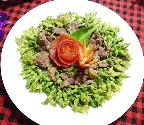 Bò xào thiên lý