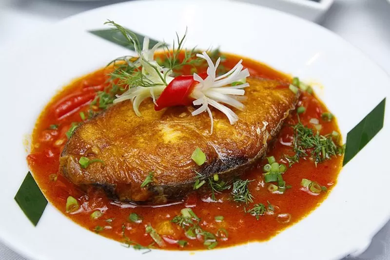 Cá thu một nắng sốt cà - Phần nhỏ