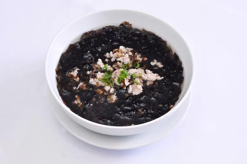 Canh rong biển thịt bằm