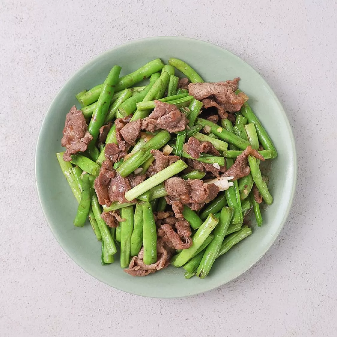 Bò xào đậu ve