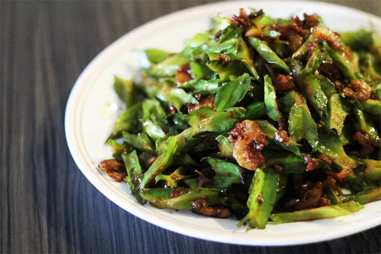 Đậu rồng xào tỏi