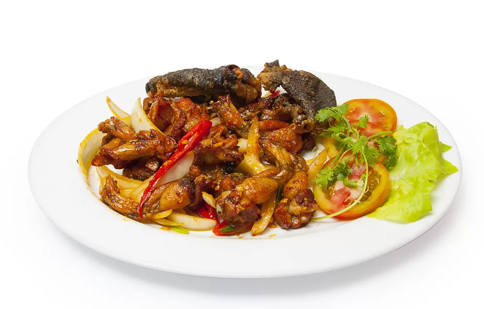 Ếch chiên nước mắm